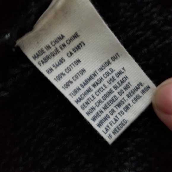 AMERICAN EAGLE | gray zip front knit sweater - Picture 5 of 5